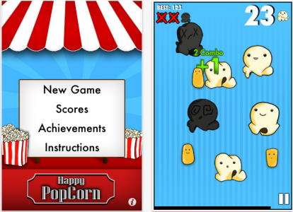 Happy PopCorn 414x300 Happy PopCorn per iPhone in offerta gratuita dopo l’aggiornamento