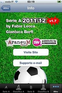 L'app Serie A 2011-2012