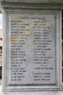 il monumento ai caduti della grande guerra di Radicofani