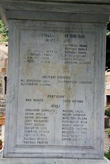 il monumento ai caduti della grande guerra di Radicofani