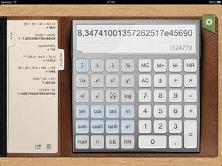 Calcolatrice per iPad.