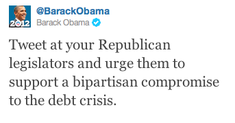 Obama #compromise Twitter