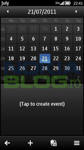 callendar Ecco le prime immagini di Symbian Belle, nuovo OS di Nokia per smartphone