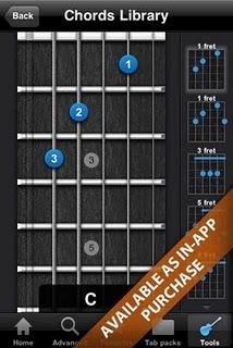 Ultimate Guitar Tabs l'app per vedere facilmente tablature per chitarra, tablature per basso e accordi vers 1.7.9.