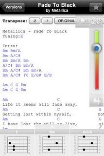 Ultimate Guitar Tabs l'app per vedere facilmente tablature per chitarra, tablature per basso e accordi vers 1.7.9.