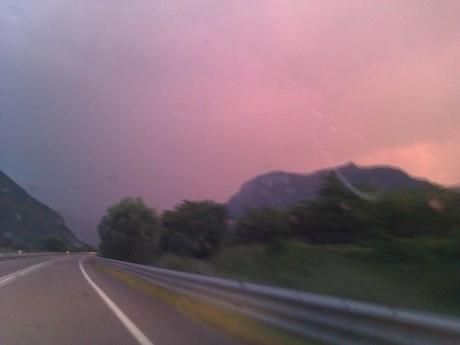 Una foto scattata durante il viaggio Trento→Rovereto per andare al Druido.