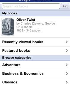 Il ritorno di Google Books su App Store