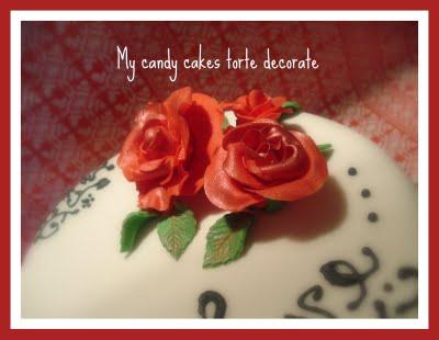 Red roses cake - torta rose rosse
