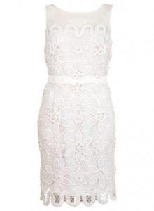 WHITE CROCHET DRESS