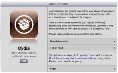 iOS 4.3.5 contro il jailbreak