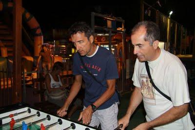 a palline sulla sabbia