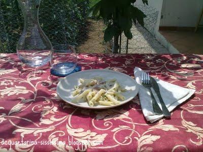 ...penne allo yogurt...