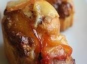 Mini plum cakes alle pesche latte leche