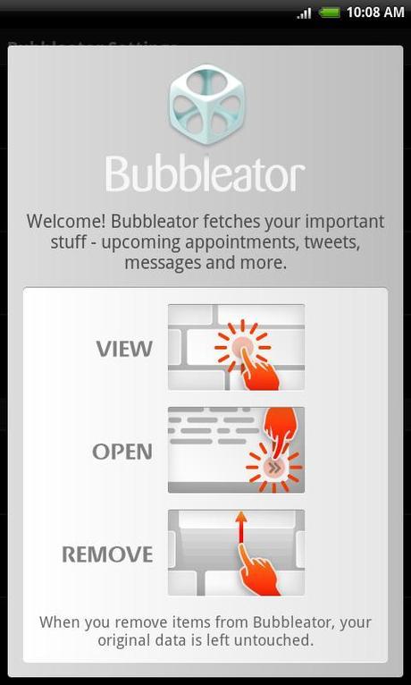 Download Bubbleator Live Wallpaper for Android3 Bubbleator, nuovo sistema di notifiche per Android