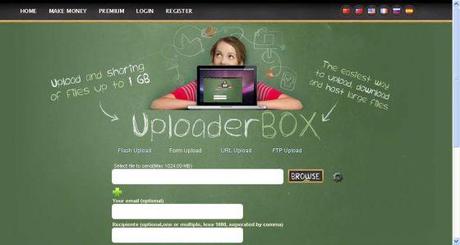 uploader box, file sharing