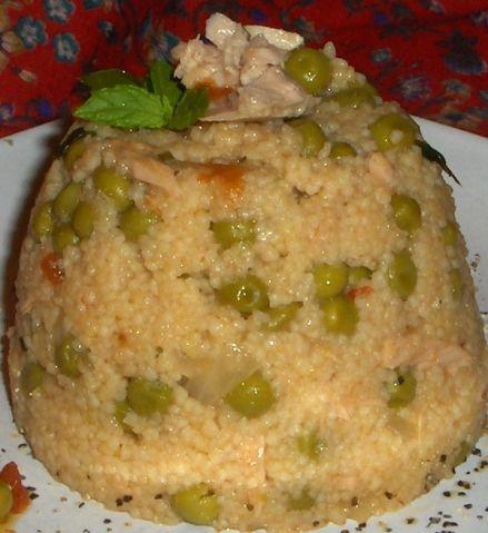 Couscous al tonno e piselli