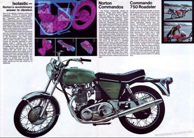 Vintage Brochures: Norton Commando 750 1970 (Usa)