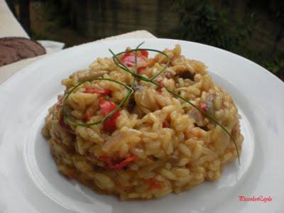 Risotto ai funghi misti e curry