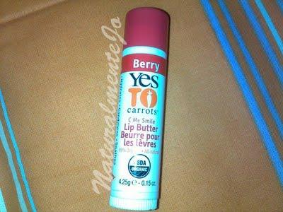 RECENSIONE: LIP BUTTER BERRY FLAVOR YES TO CARROTS