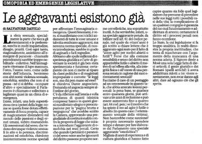 RASSEGNA STAMPA