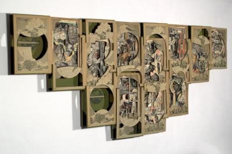 Brian Dettmers Book Sculptures