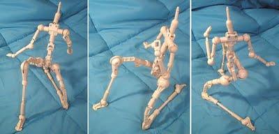 A doll’s skeleton