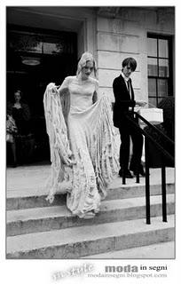 IN STYLE: Katie Shillingford in Gareth Pugh's wedding dress