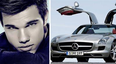 Lo spandone Taylor Lautner si è comprato una Mercedes Roadster