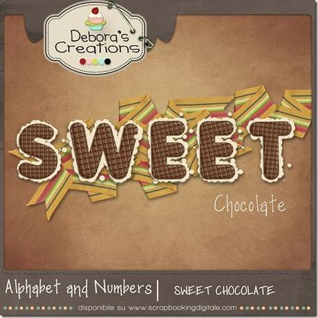 Preview Sweet Chocolate Alphabet and Numbers