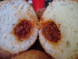 Zeppole con cuore di 'nduja