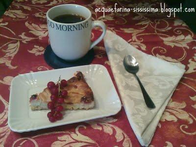 ...torta albicocche e ribes...