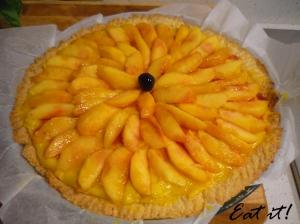 Crostata di pesche