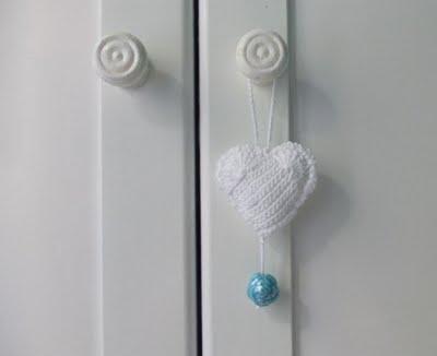 Cuoricini a crochet con le roselline!