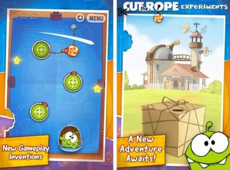 App Store | Cut The Rope Experiments, il nuovo episodio del gioco Cute the rope Cut the rope experiments Apple App Store 