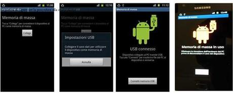 comecollegaregalaxys2memoriamassa2 Come collegare Samsung Galaxy S 2 come Archivio di massa