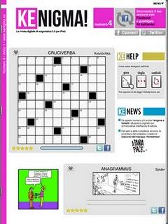 La rivista mensile di enigmistica KENIGMA per iPad.