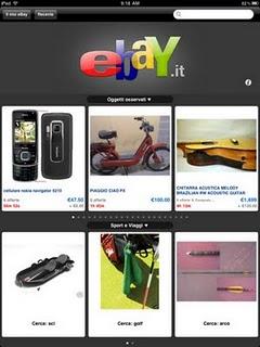 eBay per iPad si aggiorna alla versione 1.6.1.