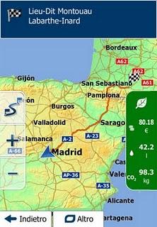 Navigatore GPS con l'app iGO primo app-Europa Occidentale vers 2.0.6.