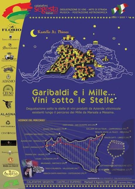 Garibaldi e i Mille… Vini sotto le stelle