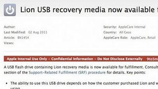 OS X LION, Apple raddoppia arriva la chiavetta USB.