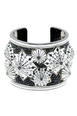 M.C.L. by Matthew Campbell Laurenza Fan Pave Bangle