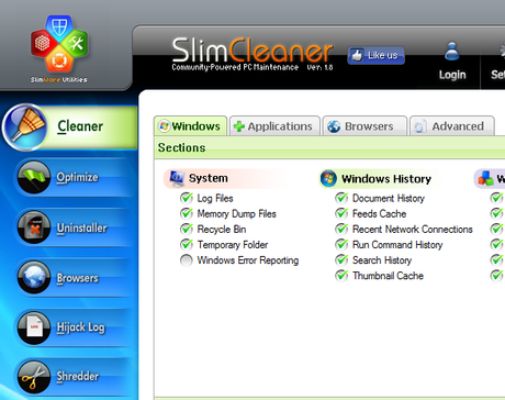 slimcleaner SlimCleaner: pulire, velocizzare, ottimizzare Windows