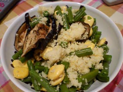 LMC : Lupini-Melanzane-Cous cous in insalata