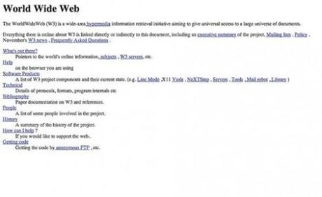 E’ nato vent’anni fa il World Wide Web