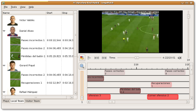 LongoMatch è un software libero distribuito con licenza GPL studiato per l’analisi sportiva.