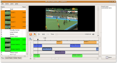 LongoMatch è un software libero distribuito con licenza GPL studiato per l’analisi sportiva.