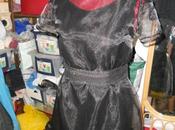 Work progress -little black dress, paillettes organza