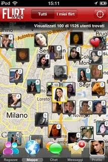 FlirtMaps, il  nuovo modo di flirtare con chi è vicino a te.