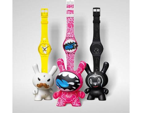 Swatch for Kidrobot: la collezione di orologi ispirati vinyl toys Dunny