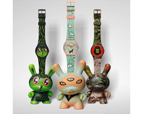 Swatch for Kidrobot: la collezione di orologi ispirati vinyl toys Dunny